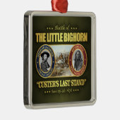 Ornement Carré Argenté Le Petit Bighorn (Droite)