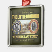 Ornement Carré Argenté Le Petit Bighorn (Gauche)