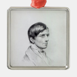 Ornement Carré Argenté Le Rev. même J.H Newman