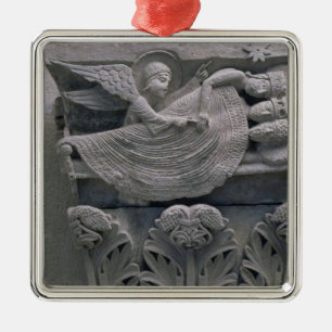 Ornement Carré Argenté Le rêve des trois rois