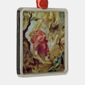 Ornement Carré Argenté Le sacrifice d'Isaac (Droite)