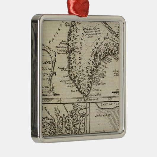 Ornement Carré Argenté Le vieux Groenland (Droite)