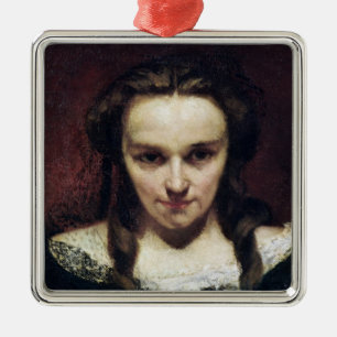 Ornement Carré Argenté Le voyant ou, le somnambule, c.1865