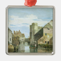 Le Westgate, Cantorbéry (bodycolour sur le papier)