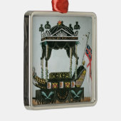 Ornement Carré Argenté L'enterrement de seigneur Nelson le 9 janvier 1806 (Droite)