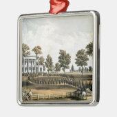 Ornement Carré Argenté L'ermitage (Gauche)