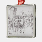 Ornement Carré Argenté Les chômeurs de Londres (Gauche)