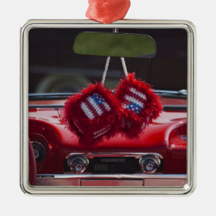 Ornement Carré Argenté Les Etats-Unis, le Massachusetts, Gloucester.