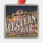 Ornement Carré Argenté Les Etats-Unis, Nouveau Mexique, Cloudcroft : (Devant)