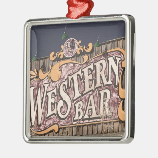 Ornement Carré Argenté Les Etats-Unis, Nouveau Mexique, Cloudcroft : (Gauche)