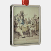 Ornement Carré Argenté Les journaux (Droite)