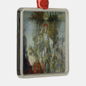 Ornement Carré Argenté Les Muses (Droite)