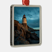 Ornement Carré Argenté Les phares | Phare de Castle Hill (Droite)