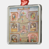 Ornement Carré Argenté Les professions (Gauche)