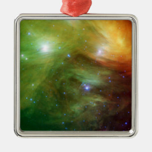 Ornement Carré Argenté Les sept soeurs, également connues sous le nom de