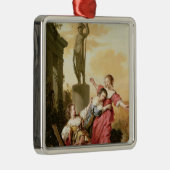 Ornement Carré Argenté Les trois filles de Cecrops (Droite)