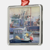 Ornement Carré Argenté Liaisons 1986 (Gauche)