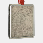 Ornement Carré Argenté L'Illinois 12 (Droite)