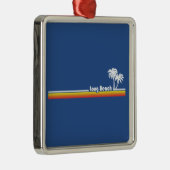 Ornement Carré Argenté Long Beach, Californie (Droite)