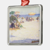 Ornement Carré Argenté Long Beach (État de New York) (Gauche)