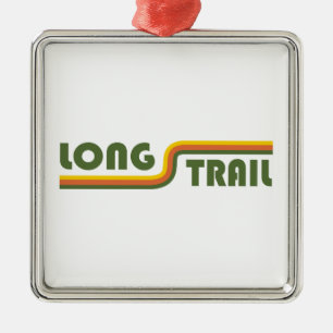 Ornement Carré Argenté Long Trail Vermont