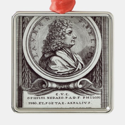 Ornement Carré Argenté Lorenzo Bellini (Devant)