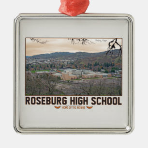 Ornement Carré Argenté Lycée de Roseburg