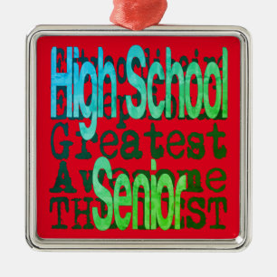 Ornement Carré Argenté Lycée Extraordinaire