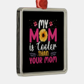 Ornement Carré Argenté Ma Mère Est Glacière Que Ta Mère (Droite)