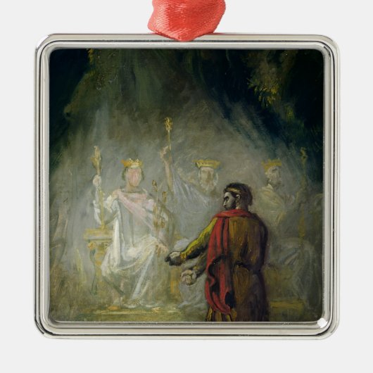 Ornement Carré Argenté Macbeth (Devant)