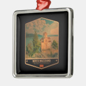 Ornement Carré Argenté Macédoine du Nord (Gauche)