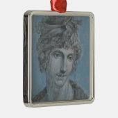 Ornement Carré Argenté Madame Aubry Olympia des gouges, 1784 (Droite)