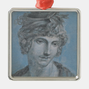 Ornement Carré Argenté Madame Aubry Olympia des gouges, 1784