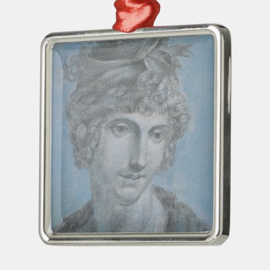 Ornement Carré Argenté Madame Aubry Olympia des gouges, 1784 (Gauche)
