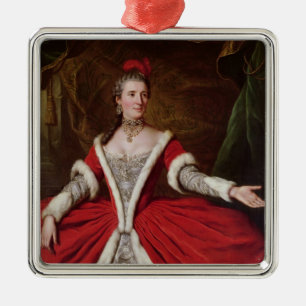 Ornement Carré Argenté Mademoiselle Dumesnil