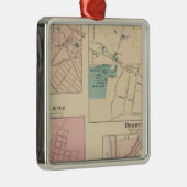 Ornement Carré Argenté Madison, Bordentown, NJ (Droite)