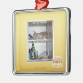 Ornement Carré Argenté Magishun Kitteh (Gauche)