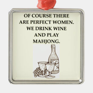 ORNEMENT CARRÉ ARGENTÉ MAHJONG