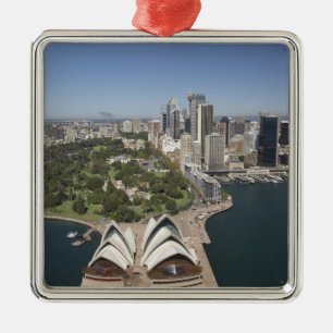 Ornement Carré Argenté Maison de l'Opéra de Sydney, Jardins botaniques ro