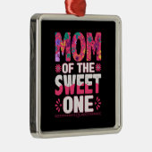 Ornement Carré Argenté Maman De La Douce (Droite)