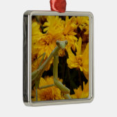 Ornement Carré Argenté Mante de prière (Droite)