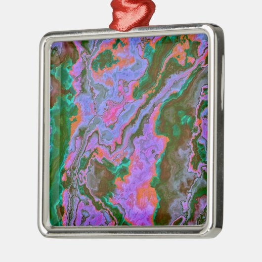 Ornement Carré Argenté Marbre aigre (Gauche)