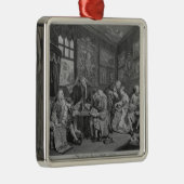 Ornement Carré Argenté Mariage un mode de La (Droite)