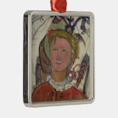 Ornement Carré Argenté Marie Vassilieff (Droite)