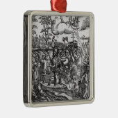 Ornement Carré Argenté Martin Luther (Droite)