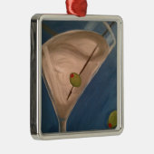 Ornement Carré Argenté Martini sale (Droite)