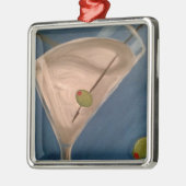 Ornement Carré Argenté Martini sale (Gauche)