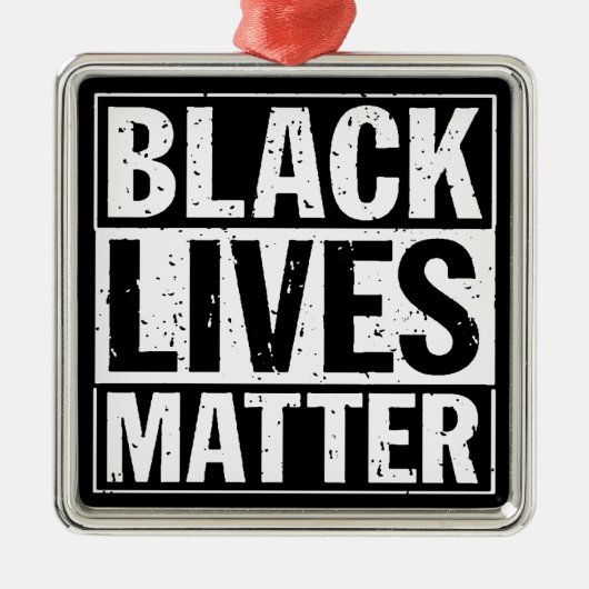 ORNEMENT CARRÉ ARGENTÉ "MATIÈRE NOIRE DES VIES " (Devant)