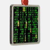 Ornement Carré Argenté Matrice (Droite)