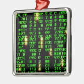 Ornement Carré Argenté Matrice (Gauche)